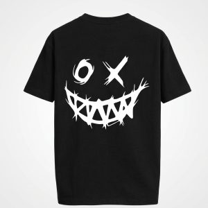 Black Barbed Wire Smile